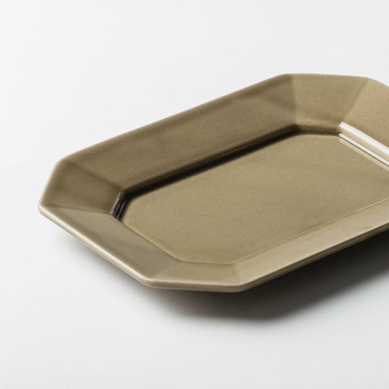 内田鋼一 四方皿 内田鋼一セレクト 萬古焼 八角皿 L ホワイト 〔 着払い