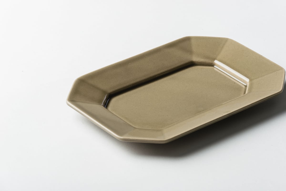 内田鋼一セレクト 萬古焼 八角皿 M グレー 〔 着払い 〕 | gallery on