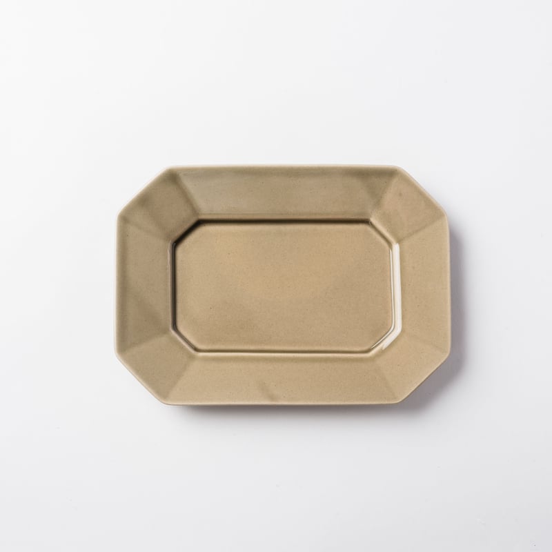 内田鋼一 四方皿 内田鋼一セレクト 萬古焼 八角皿 L ホワイト 〔 着払い