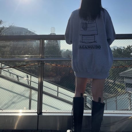 【infinite✖️DAGANGUDO】OBAKEINU CREW SWEAT