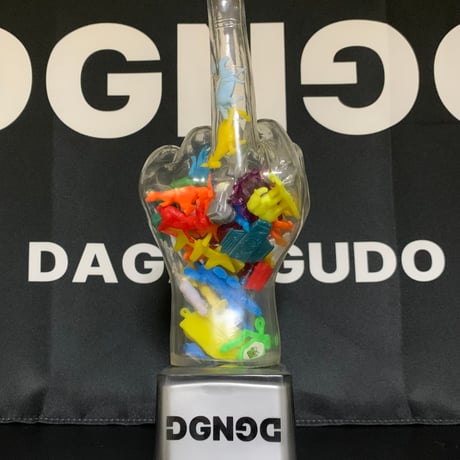 【DAGANGUDO originals】ナカユビ　クリア成型