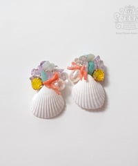 SUMMER DRESS   SHELL 【tropical beach】