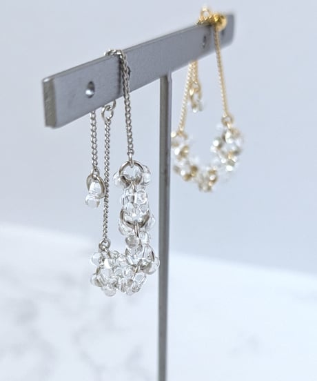 Clear drop series 【a string of light 】チェーンリング