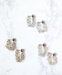 Clear drop series 【a string of light 】ピアス