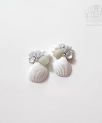SUMMER DRESS   SHELL 【PALE BLUE】