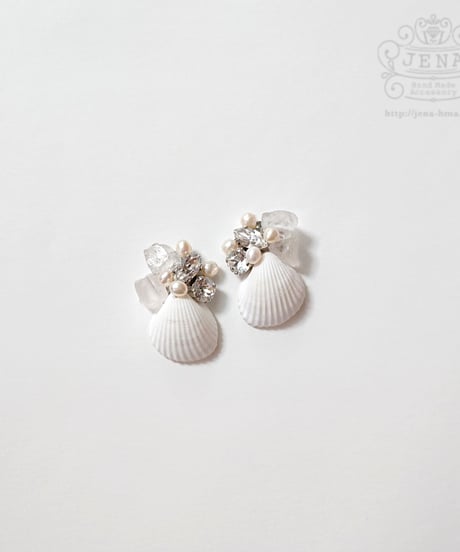 SUMMER DRESS   SHELL 【BEACH WEDDING SILVER】