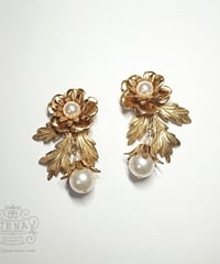 VINTAGE FLOWERS & CRYSTAL PEARLS  for WEDDING 【PEARL】