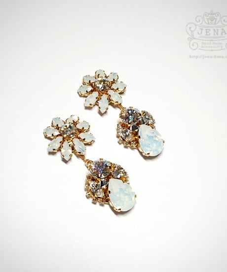 THE STANDARD CRYSTALS for WEDDING 【ホワイトオパール×ゴールド】