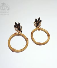 CRYSTALS × BAMBOO イヤリング/ピアス