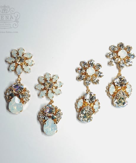 THE STANDARD CRYSTALS for WEDDING 【ホワイトオパール×ゴールド】