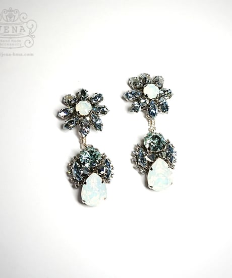 THE STANDARD CRYSTALS for WEDDING 【ホワイトオパール×シルバー】