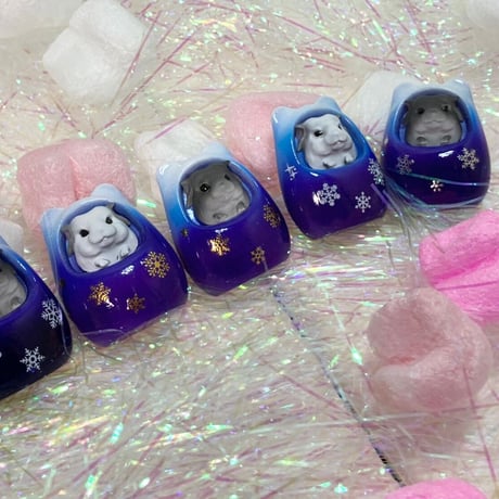 《RC》✖︎《カプリス》チラ壺コロコロブローチ（壺色：ブルー）✳︎