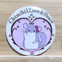 「ChinchilLove ＆Peace」57mmミラー　☆