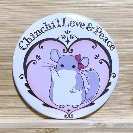 「ChinchilLove ＆Peace」57mmミラー　☆