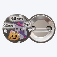 ★デ・カレン・ハロウィン・ナイト★　缶バッチ32mm⚫︎