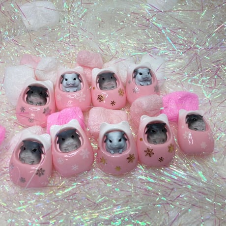 《RC》✖︎《カプリス》チラ壺コロコロブローチ（壺色：ピンク）✳︎