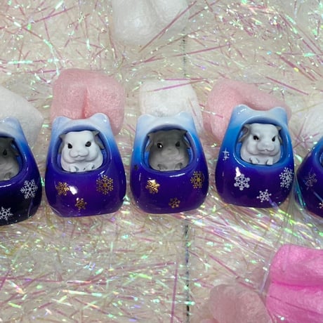 《RC》✖︎《カプリス》チラ壺コロコロブローチ（壺色：ブルー）✳︎