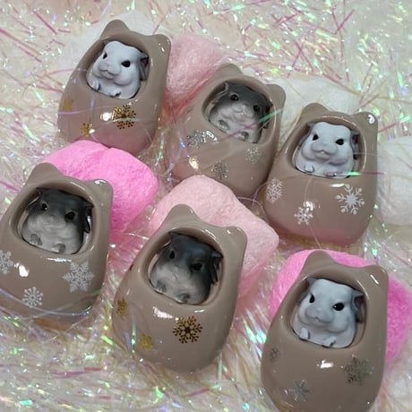 《RC》✖︎《カプリス》チラ壺コロコロブローチ（壺色：ベージュ）✳︎
