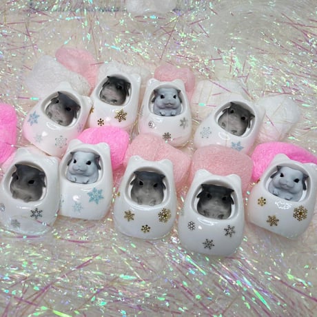 《RC》✖︎《カプリス》チラ壺コロコロブローチ（壺色：ホワイト）＊