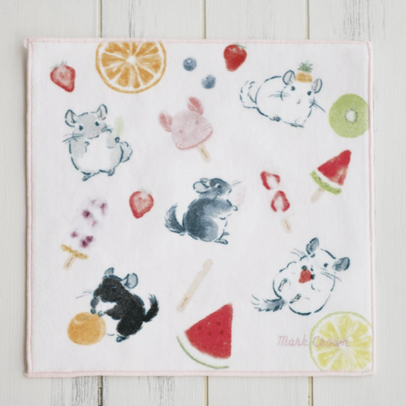 Mark Crown》マルククラウン 日本製タオルハンカチ | Royal Chinchil