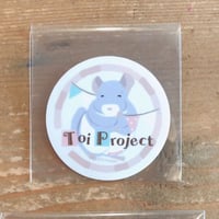 【Toi Project】《おトイさん》 Toiproロゴステッカー　⚫︎