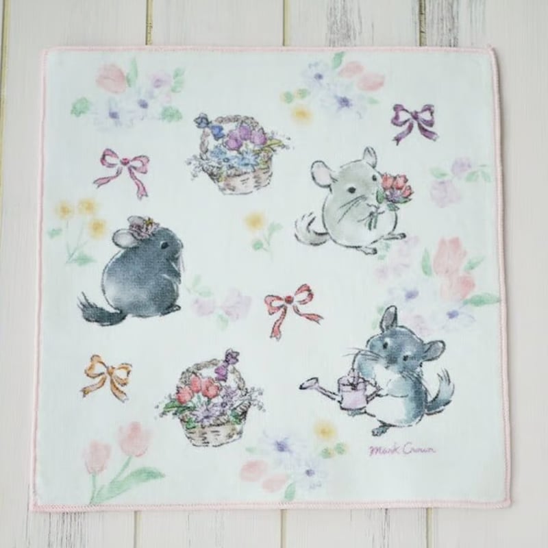 Mark Crown》マルククラウン 日本製タオルハンカチ | Royal Chinchil