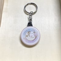 《シュター》「Wish upon a star」缶キーホルダー＜小＞32mm　□
