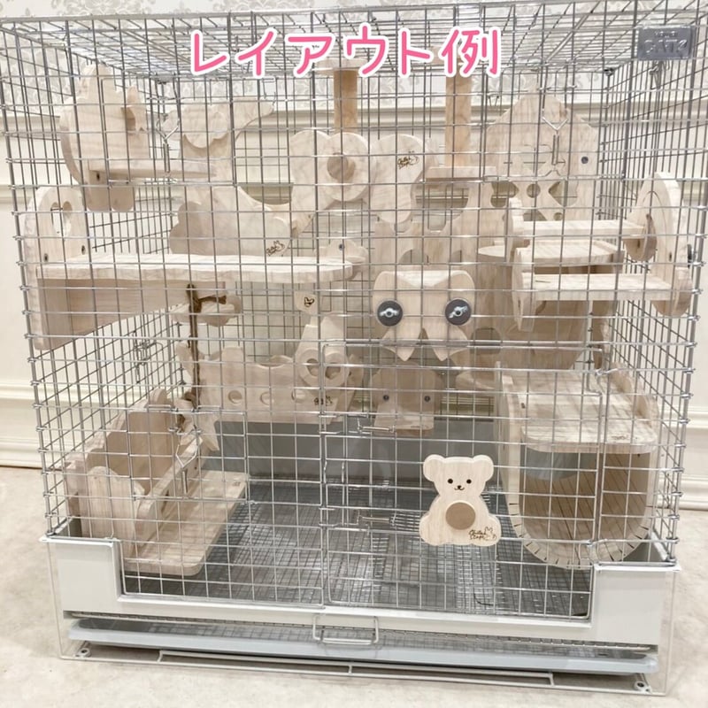 チンチラゲージ 小動物飼育ケージ ゲージ 高級木製(オーク材 チンチラゲージ 小動物飼育ケージ ゲージ 高級木製(オーク材