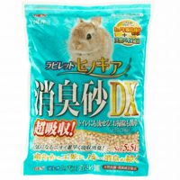 GEX ラビレット ヒノキア消臭砂DX5.5L【超吸収・天然抗菌・消臭成分配合】