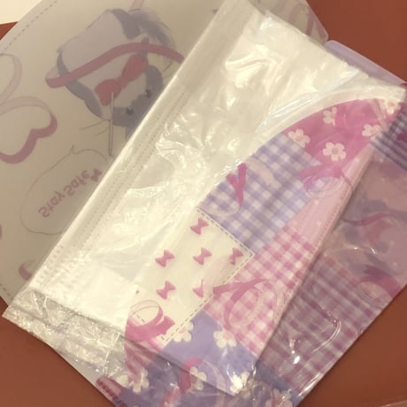 《デ・カリボン×wan room》抗菌マスク&チケットケース※