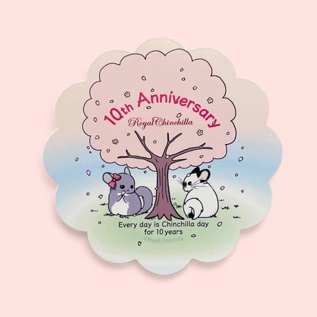 【RC 10th Party】《Rc 10th Anniv》お花型のカード（3枚セット）