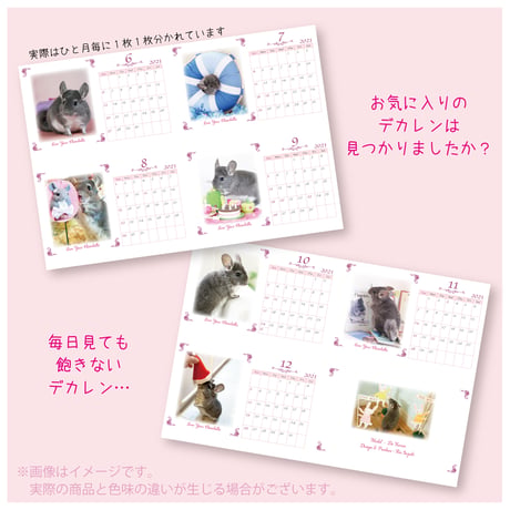 ＜ご希望の方にプレゼント＞「デ・カレンダー2021」※今年来年のカレンダーではありませんのでご注意ください※