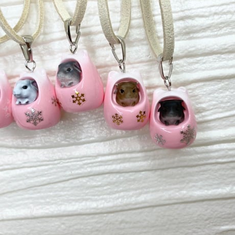 《RC》✖︎《カプリス》チラ壺コロコロネックレス（壺色：ピンク）＊