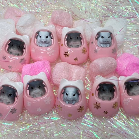 《RC》✖︎《カプリス》チラ壺コロコロブローチ（壺色：ピンク）✳︎