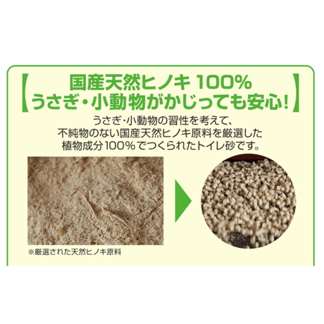【倉庫一掃セール】GEX ラビレット ヒノキア消臭砂DX5.5L【超吸収・天然抗菌・消臭成分配合】※外袋にシワあり