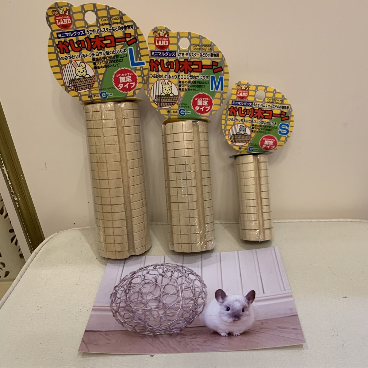 マルカン かじり木コーン（L） | Royal Chinchilla Online Shop