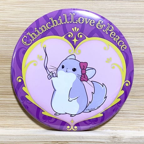 「ChinchilLove ＆Peace」57mmミラー　☆
