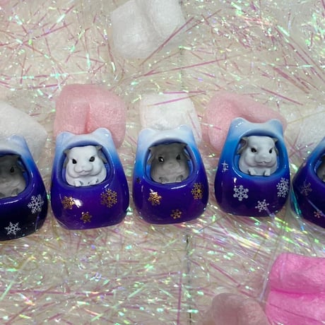 《RC》✖︎《カプリス》チラ壺コロコロブローチ（壺色：ブルー）✳︎