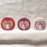 【倉庫一掃セール】「ChinchilLove ＆Peace」マグネット　⚫︎