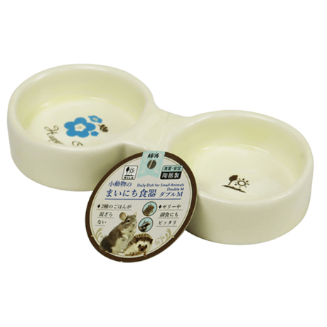 小動物のまいにち食器＜ダブルＭ＞（大きめ）