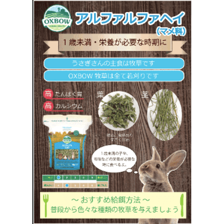 OXBOW　アルファルファ 425g