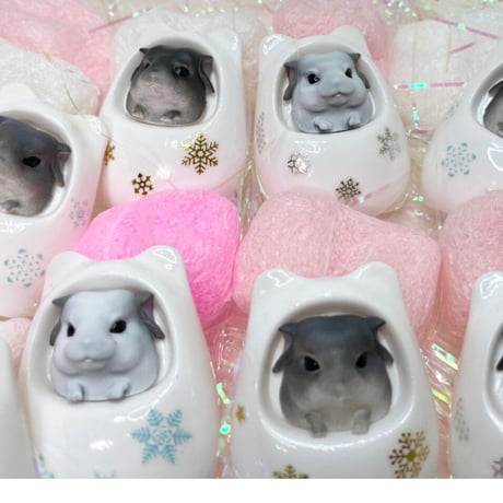 《RC》✖︎《カプリス》チラ壺コロコロブローチ（壺色：ホワイト）＊