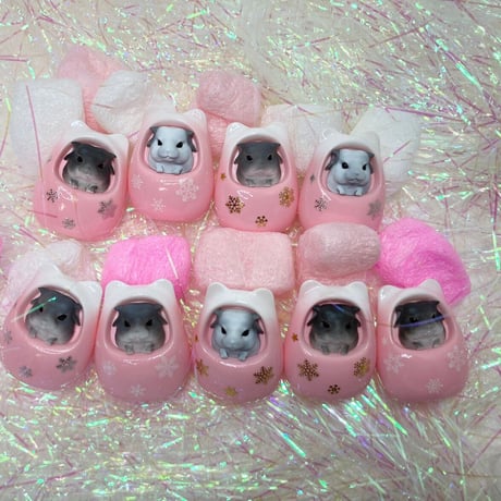 《RC》✖︎《カプリス》チラ壺コロコロブローチ（壺色：ピンク）✳︎