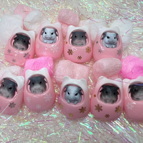 《RC》✖︎《カプリス》チラ壺コロコロブローチ（壺色：ピンク）✳︎