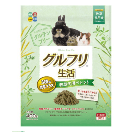 ✨まとめ売り✨小動物用　牧草代用ペレット、飲料水、サプリメント、雑貨など Amazon | ハイペット グルフリ生活 牧草代用ペレット 3種の牧草