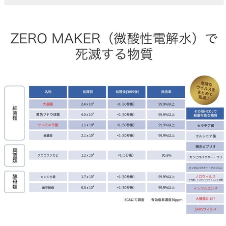 【倉庫一掃セール】【アルコール以上の殺菌効果】ZERO MAKER（ゼロメーカー）100ml
