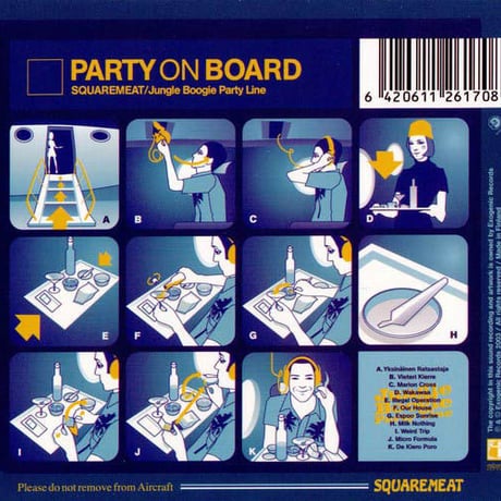 Squaremeat ‎– Jungle Boogie Party Line 【 Exogenic Records】