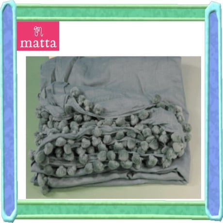 matta ストール マッタ ストール dupatta 2011-2012 新作 green