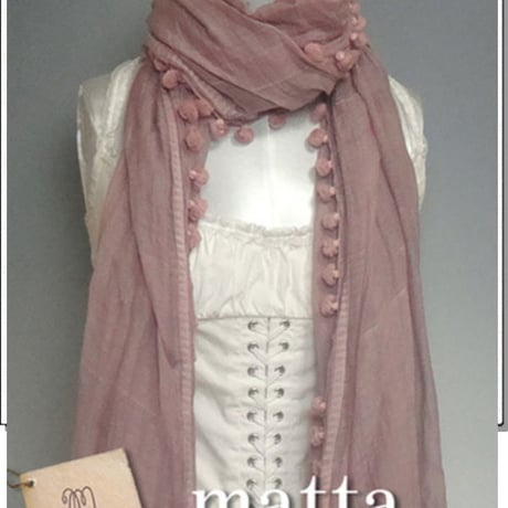 matta ストール マッタ ストール dupatta 2011-2012 新作 mauve