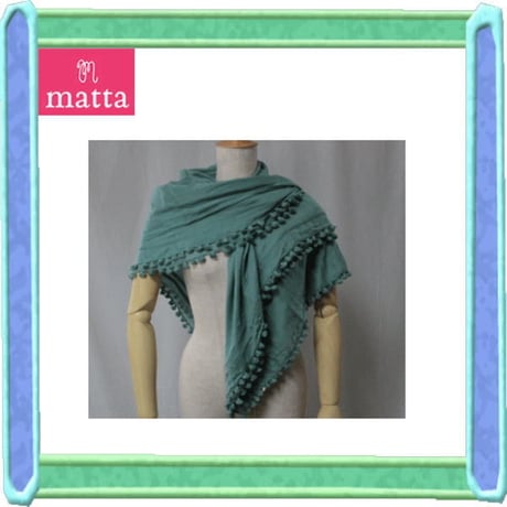 matta ストール マッタ ストール dupatta 2011-2012 新作 green